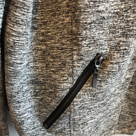 Torrid Grey Knit Full Zip Moto Jacket - Picture 3 of 6